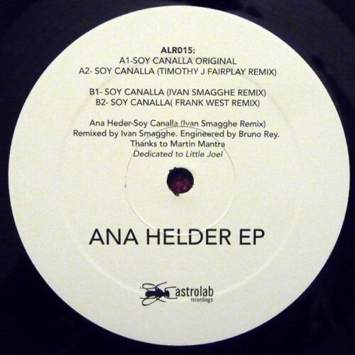 Ana Helder - Ana Helder EP - ALR015 - ASTRO LAB RECORDINGS