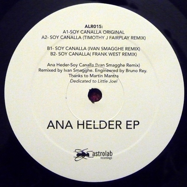 Ana Helder - Ana Helder EP - ALR015 - ASTRO LAB RECORDINGS