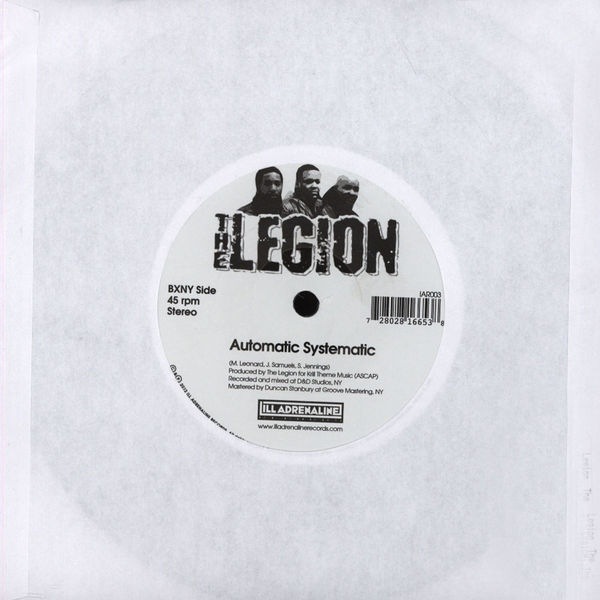 The Legion - Straight Flow / Automatic Systematic - IAR003 - ILL ADRENALINE RECORDS