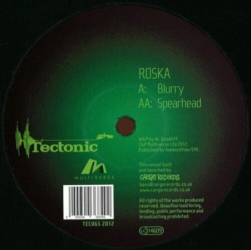 Roska - Blurry / Spearhead - TEC065 - TECTONIC