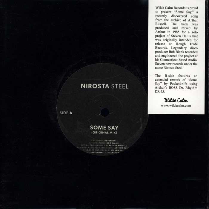 Nirosta Steel - Some Say - WC-004 - WILD CALM