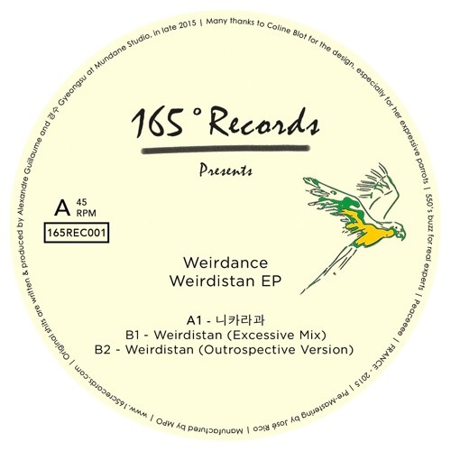 Weirdance - Weirdistan Ep - 165CREC001 - 165°C RECORDS