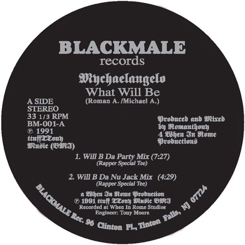 Mychaelangelo ( Romanthony ) - What Will Be - BM-001 - BLACK MALE