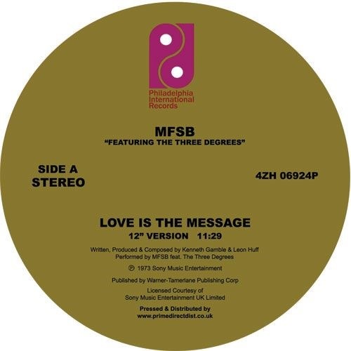 Mfsb Ft. The Three Degrees - Love Is The Message/ Tsop - 4ZH06924P - PHILADELPHIA INTERNATIONAL