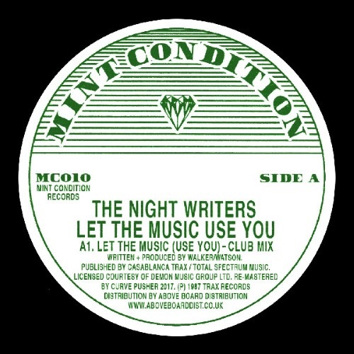 Nightwriters - Let The Music (use You) - MC010 - MINT CONDITION