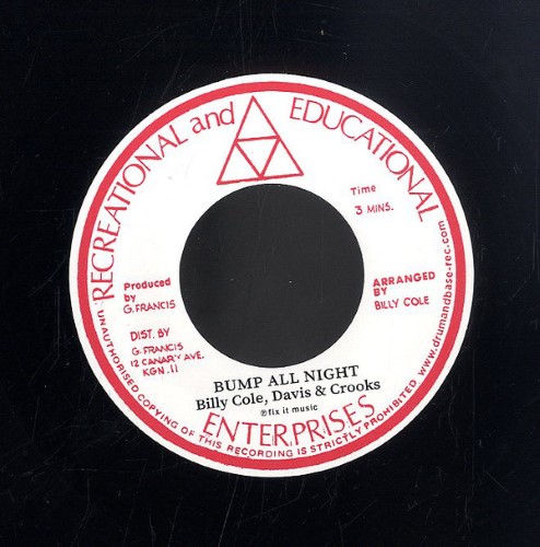 Billy Cole - Bump All Night / Woman - DB012 - ROCK A SHACKA