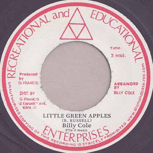 Billy Cole - Little Green Apples / Mystic Mood - DB013 - ROCK A SHACKA