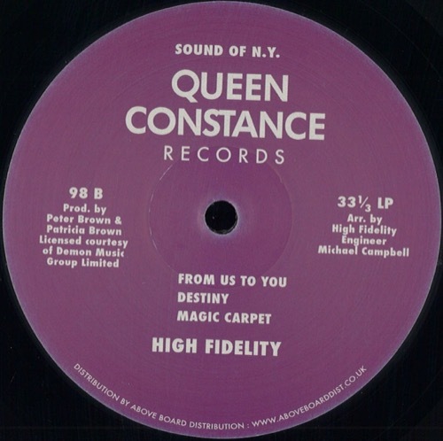 High Fidelity - High Fidelity - 98 - QUEEN CONSTANCE