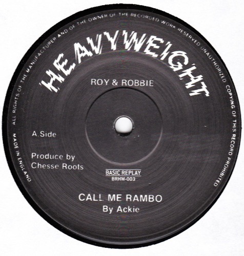 Ackie - Call Me Rambo - BRHW003 - BASIC REPLAY
