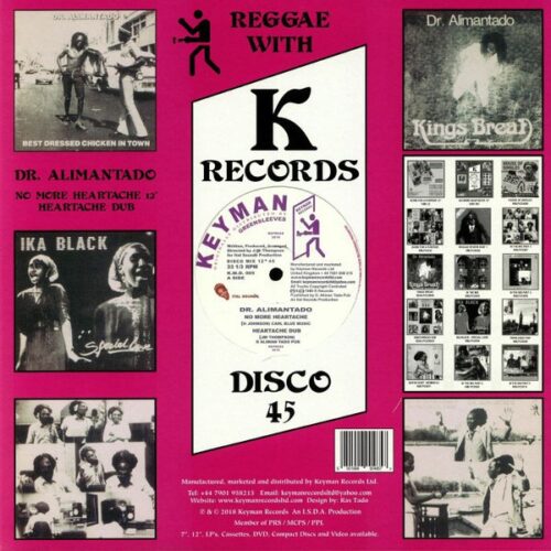 Doctor Alimantado - Zion Gates - KMD005 - KEYMAN RECORDS LTD