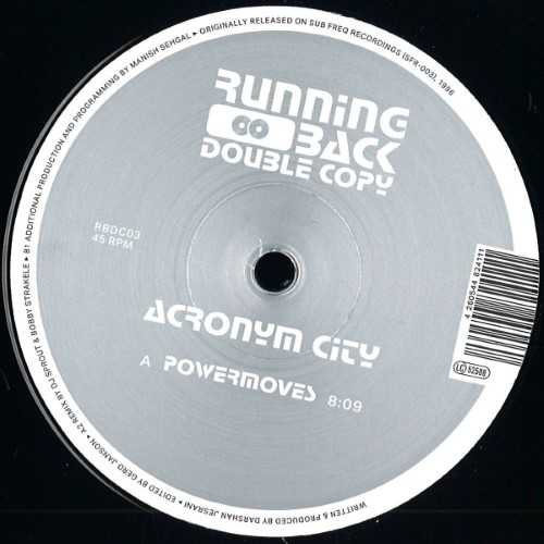 Acronym City - Powermoves - RBDC03 - RUNNING BACK DOUBLE COPY