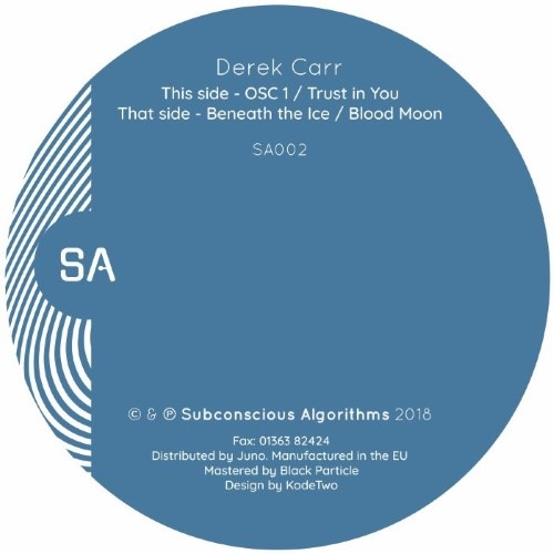 Derek Carr - SA002 - SA002 - SUBCONSCIOUS ALGORITHMS