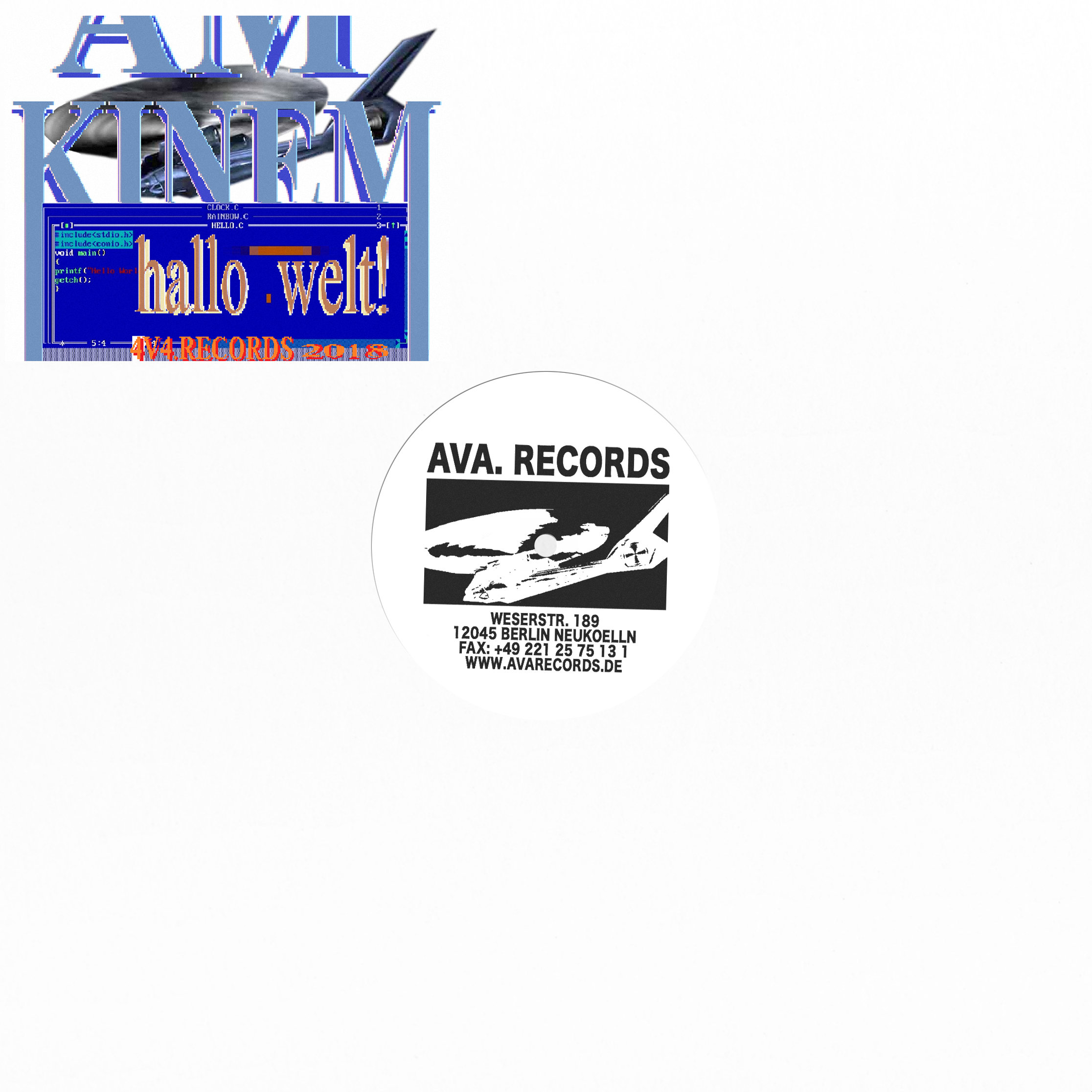 Am Kinem - Hallo Welt - AVA014 - AVA.RECORDS