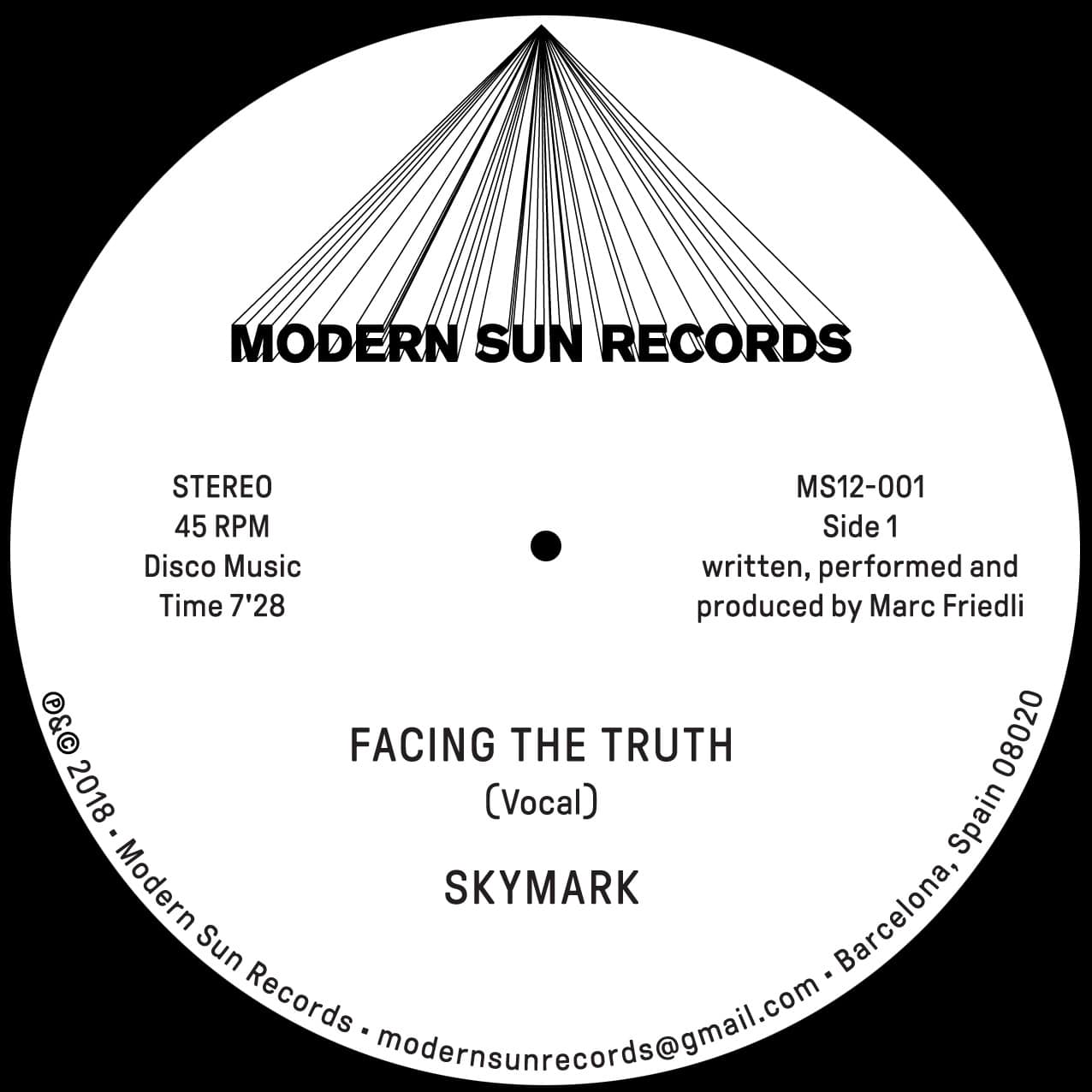 Skymark - Facing The Truth - MS12001 - MODERN SUN RECORDS