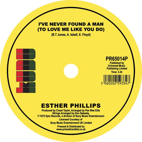 esther phillips - Home Is Where The Hatred Is/ I've Never Found a Man - PR65014P - kudu