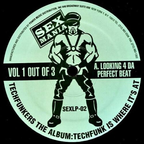 Techfunkers - Techfunkers The Album: Techfunk Is Where It's At Vol 1 - SEXLP-02 - SEX MANIA