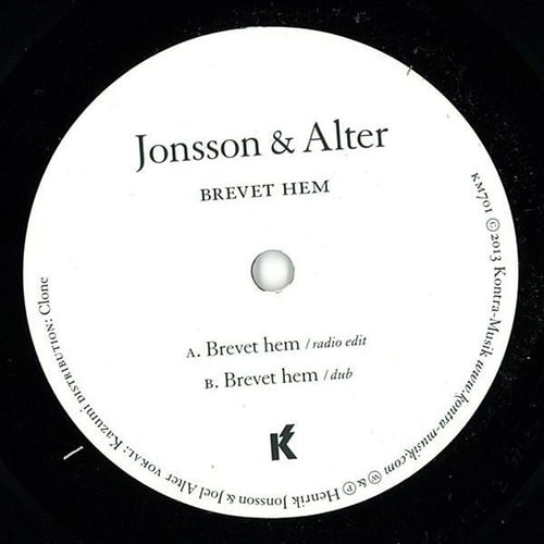 Jonsson/Alter - Brevet Hem - KM701 - KONTRA-MUSIK