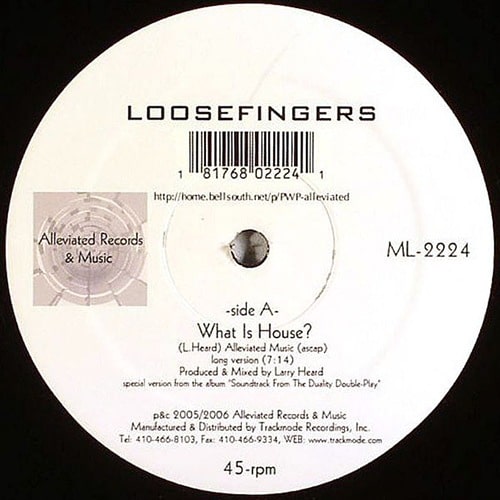 Loosefingers - What Is House? - ML2224 - ALLEVIATED RECORDS ?