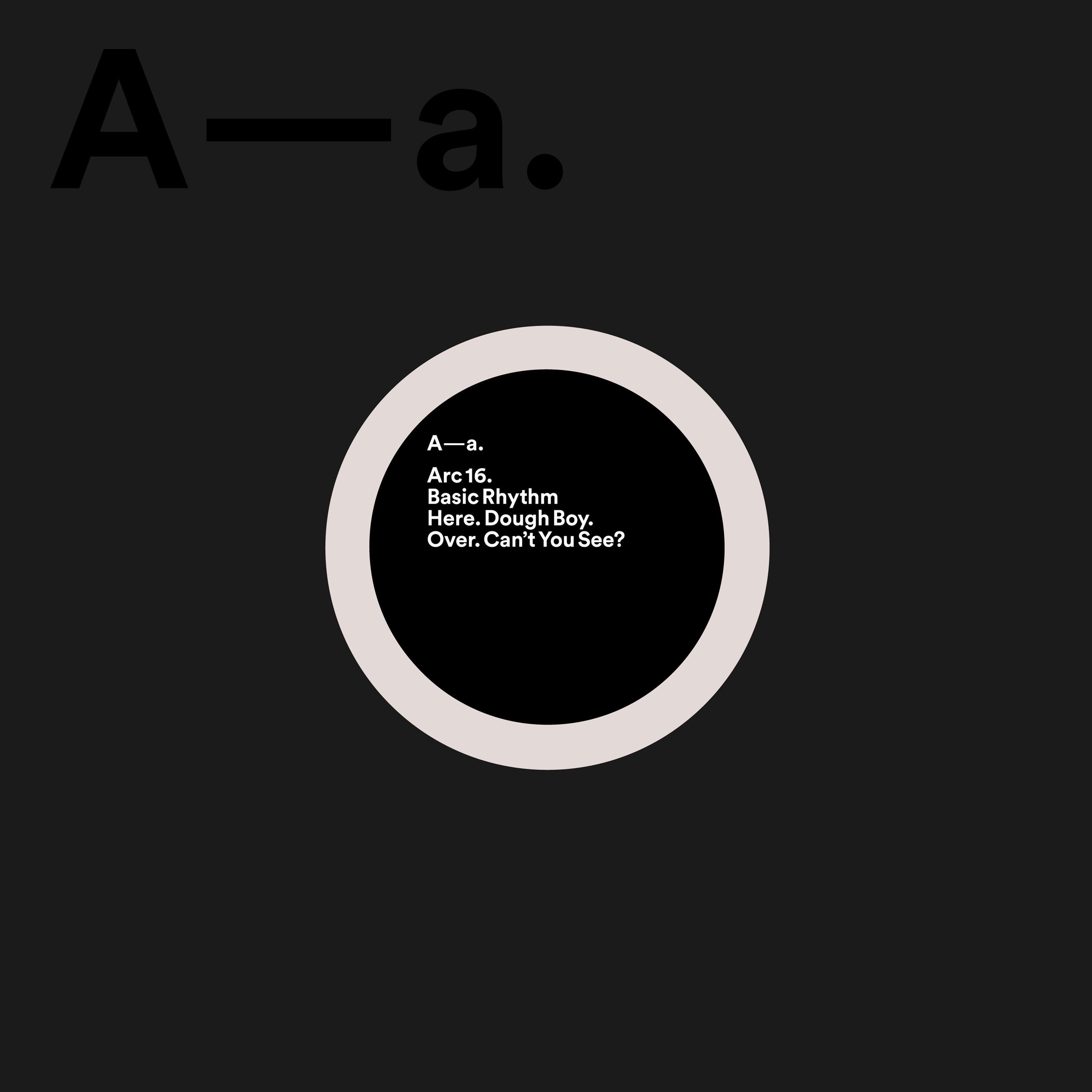 Basic Rhythm - Dough Boy / Can't You See - ARC16 - ARCOLA