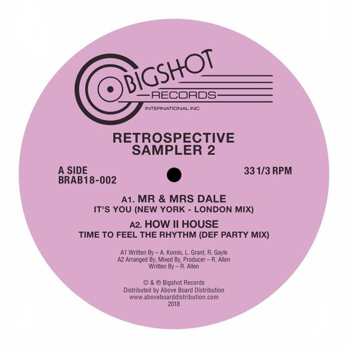 Various - Big Shot Records Retrospective Sampler 2 - BRAB18-002 - BIG SHOT RECORDS