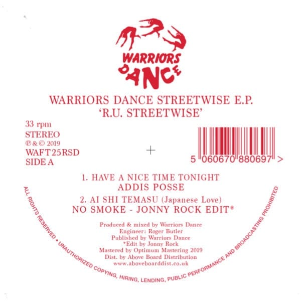 Various - Warriors Dance Ru Streetwise Ep - WAFT25RSD - WARRIORS DANCE