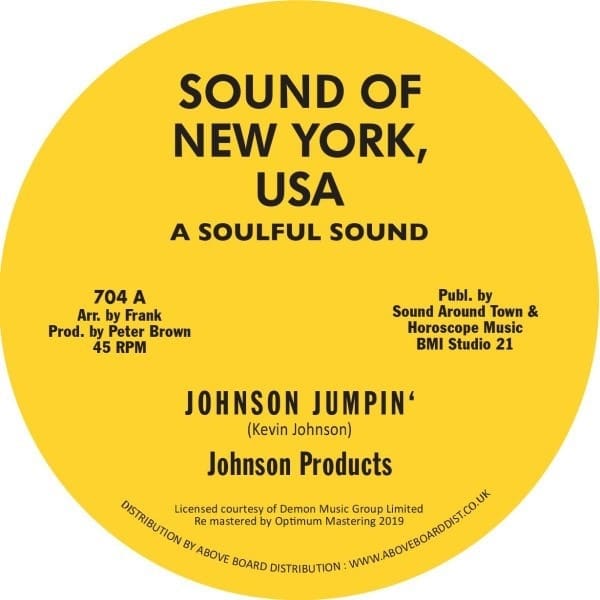 Johnson Products/Willie Wood - Johnson Jumpin'/ Willie Rap - 704 - SOUND OF NEW YORK