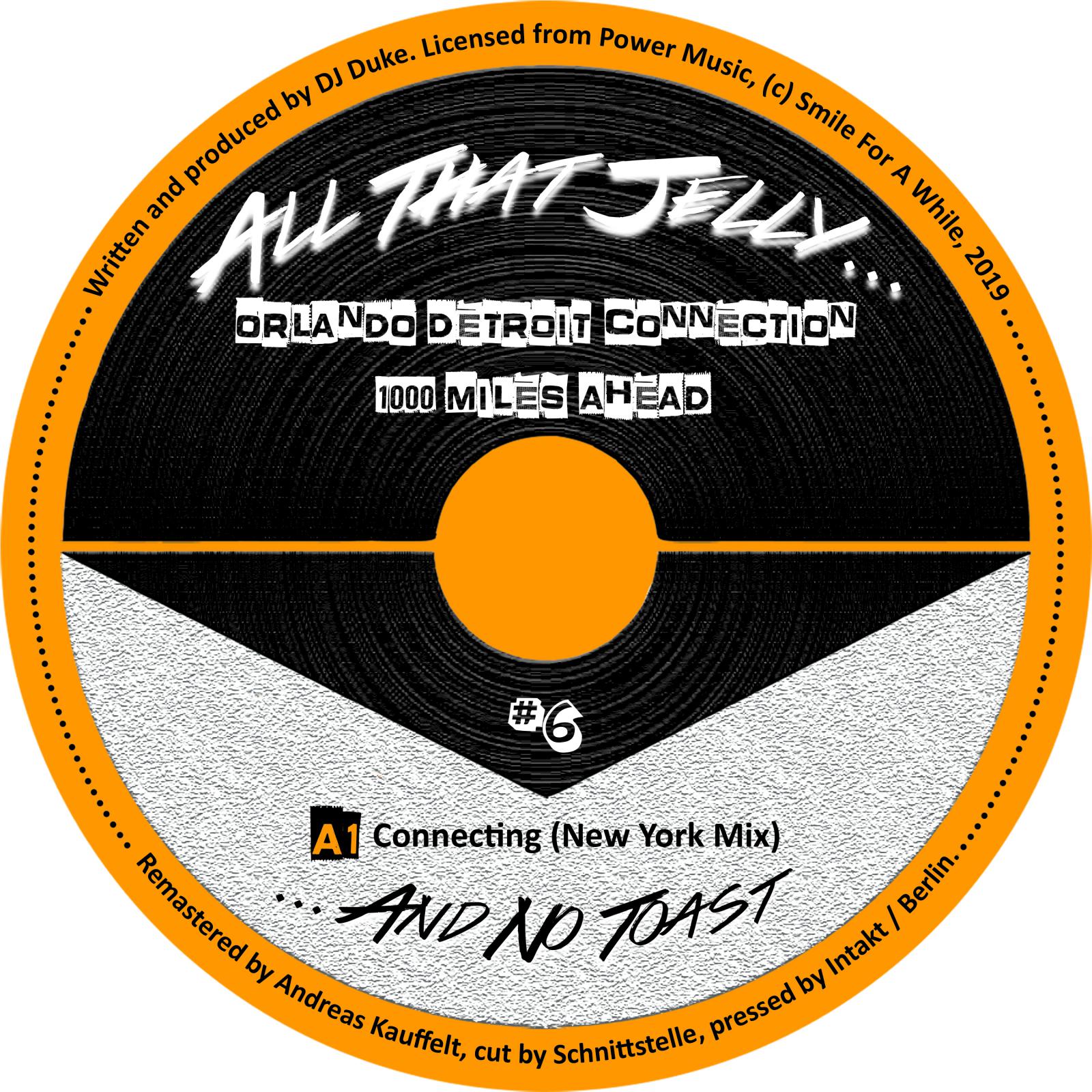 Orlando Detroit Connection - 1000 Miles Head - ATJ005 - ALL THE JELLY