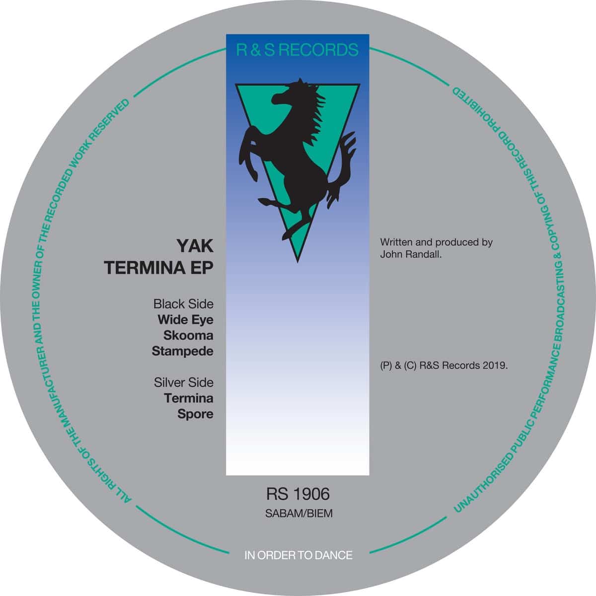 Yak - Termina EP - RS1906 - R&S