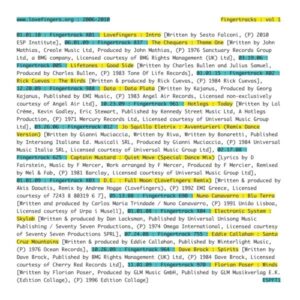 Various/Lovefingers - Fingertracks Vol 1 - ESPFT1 - ESP INSTITUTE