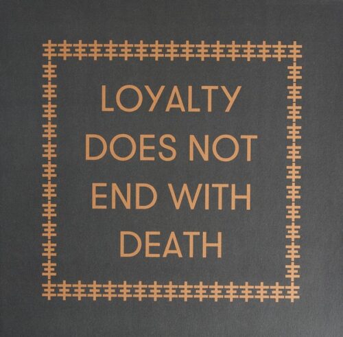 Carl Abrahamsson/Genesis Breyer P-Orridge - Loyalty Does Not End With Death - IDEAL187 - IDEAL RECORDINGS
