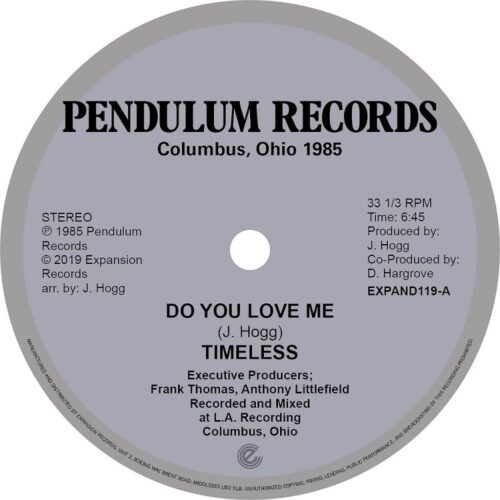 Timeless Legend - Do You Love Me / You're The One - EXPAND119 - EXPANSION