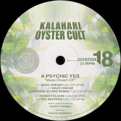 A Psychic Yes - Maze Dream EP - OYSTER18 - KALAHARI OYSTER CULT