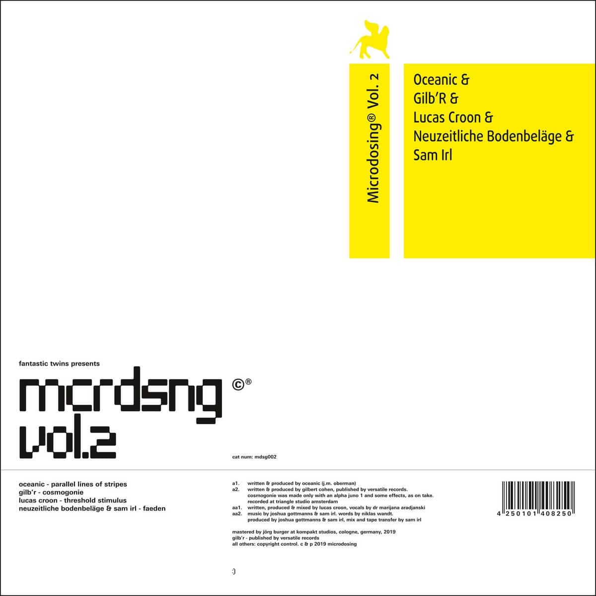 Various - Microdosing Vol. 2 - MDSG002 - MICRODOSING