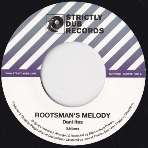 Dani Ites/Bass Culture Players/Puppa Shan - Rootsman's Melody - SDRV7007 - STRICTLY DUB RECORDS