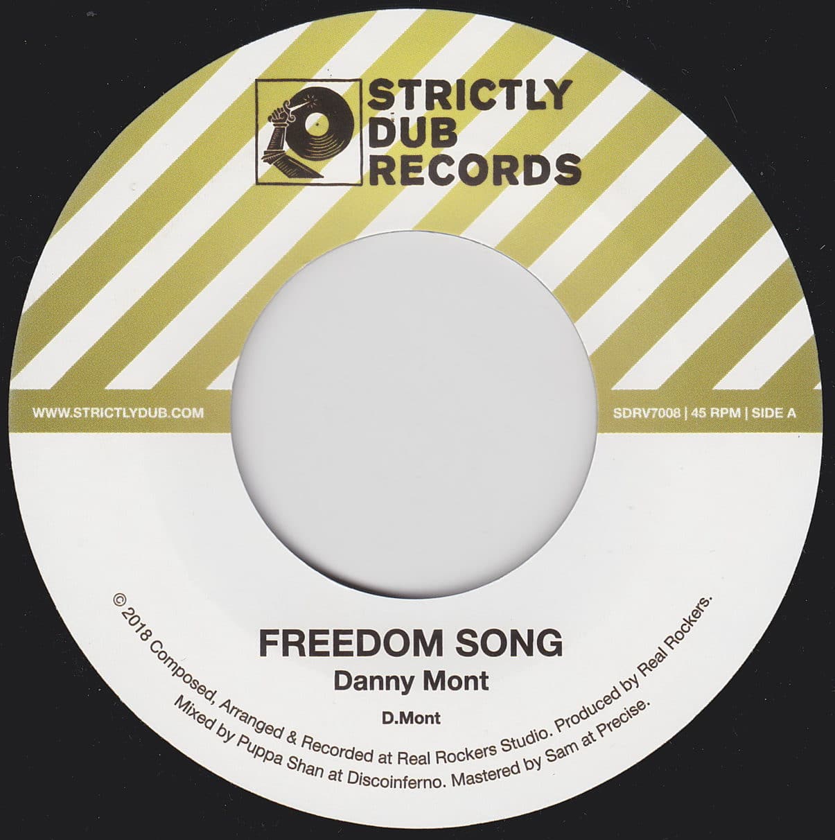 Danny Mont/Puppa Shan - Freedom Song - SDRV7008 - STRICTLY DUB RECORDS