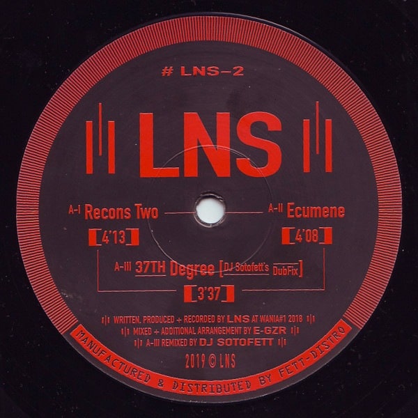 LNS/DJ Sotofett - Recons Two - LNS-2 - LNS