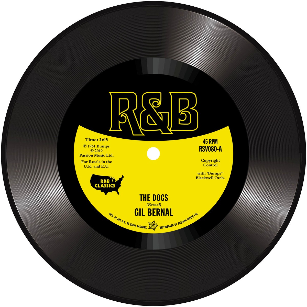 Gil Bernal / Willie J. Charles - The Dogs / Feelin' Kind A Lonesome - RSV080 - OUTTA SIGHT
