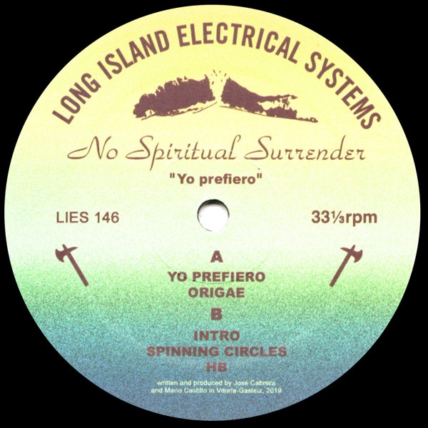 No Spiritual Surrender/JC Cabrera/Kastil - Yo Prefiero - LIES146 - L.I.E.S