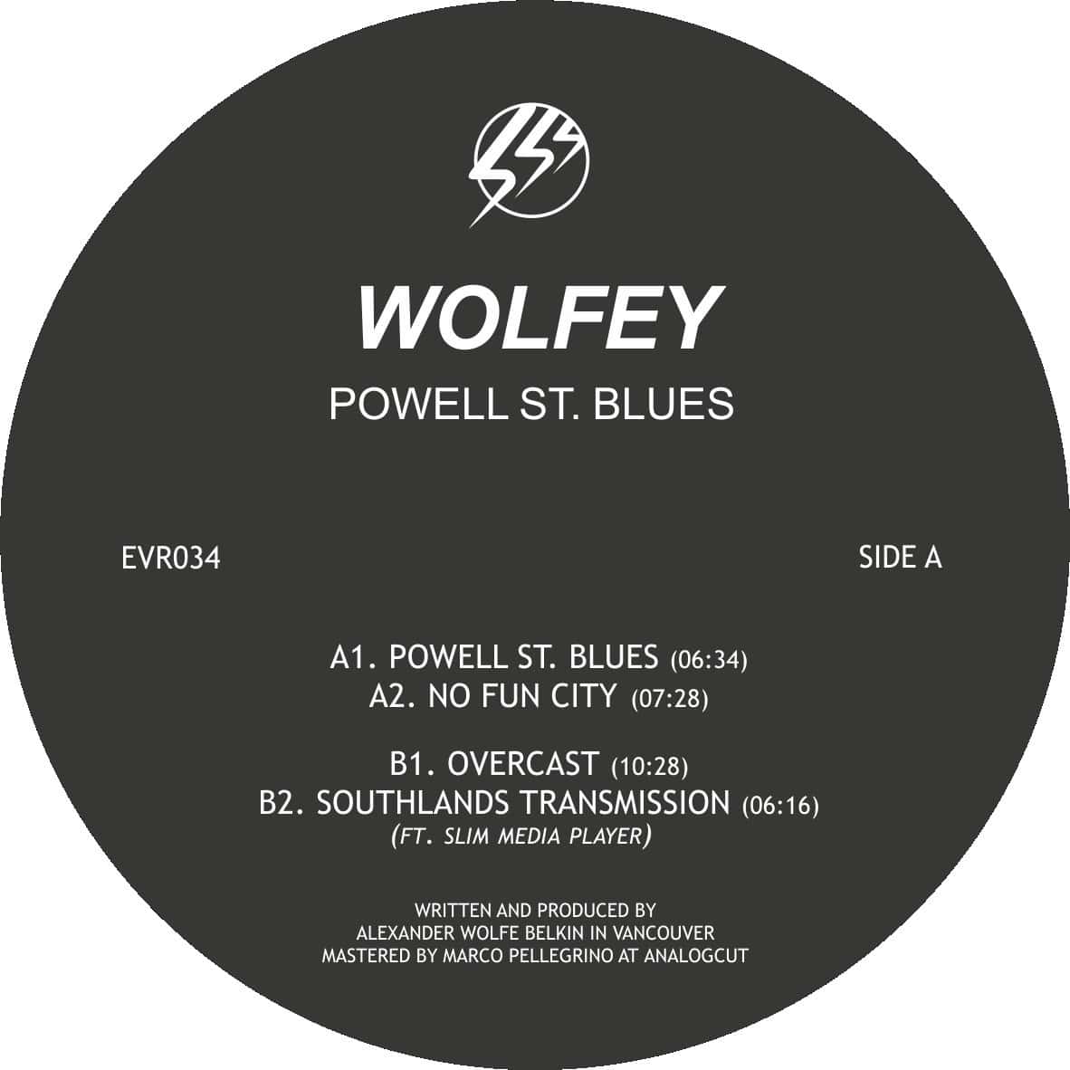 Wolfey - Powell St. Blues - EVR034 - ECHOVOLT RECORDS