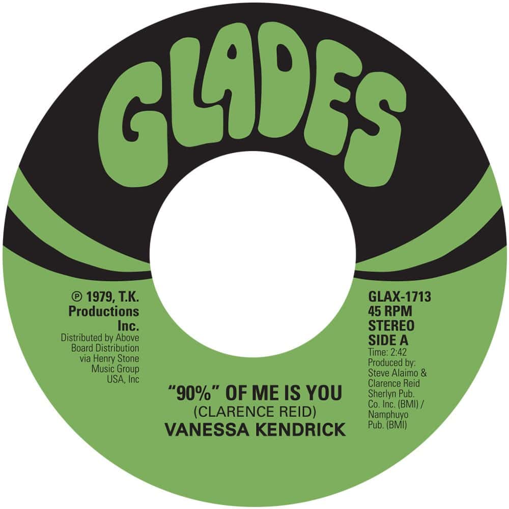 Vanessa Kendrick/Gwen McCrae - 90% Of Me Is You - GLADES17-13 - GLADES