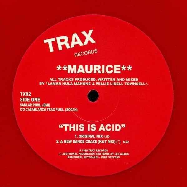 Maurice - This Is Acid - TXR2 - TRAX