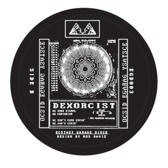 Dexorcist - Rage Signal EP - EGD003 - Ecstasy Garage Disco