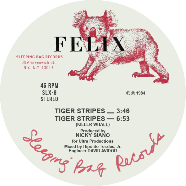 Felix/Arthur Russell/Nicky Siano - Tiger Stripes - SLX8 - SLEEPING BAG