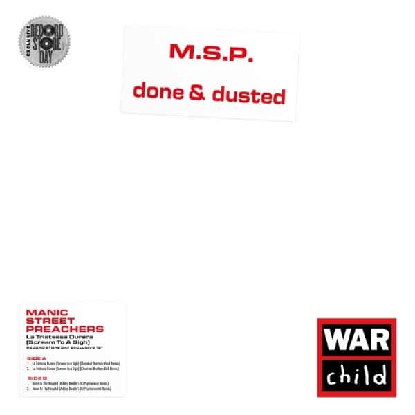 Manic Street Preachers - Done and Dusted - La Tristesse Durera - 194397246018 - SONY