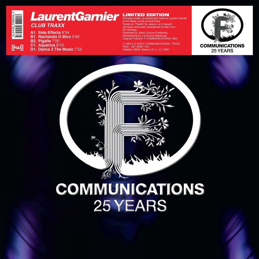 Laurent Garnier - Club Traxx - 267WS67133 - F COMM