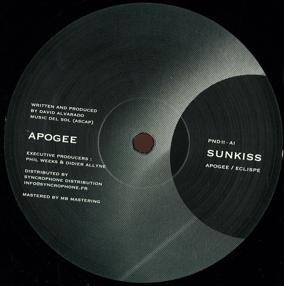 Sunkiss/David Alvarado - Apogee/ Eclipse - PND11 - P&D