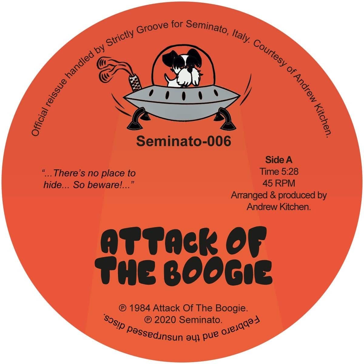 Andrew Kitchen - Attack Of The Boogie - SEMINATO-006 - SEMINATO