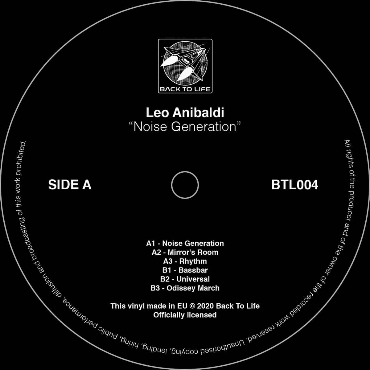 Leo Anibaldi - Noise Generation - BTL004 - BACK TO LIFE