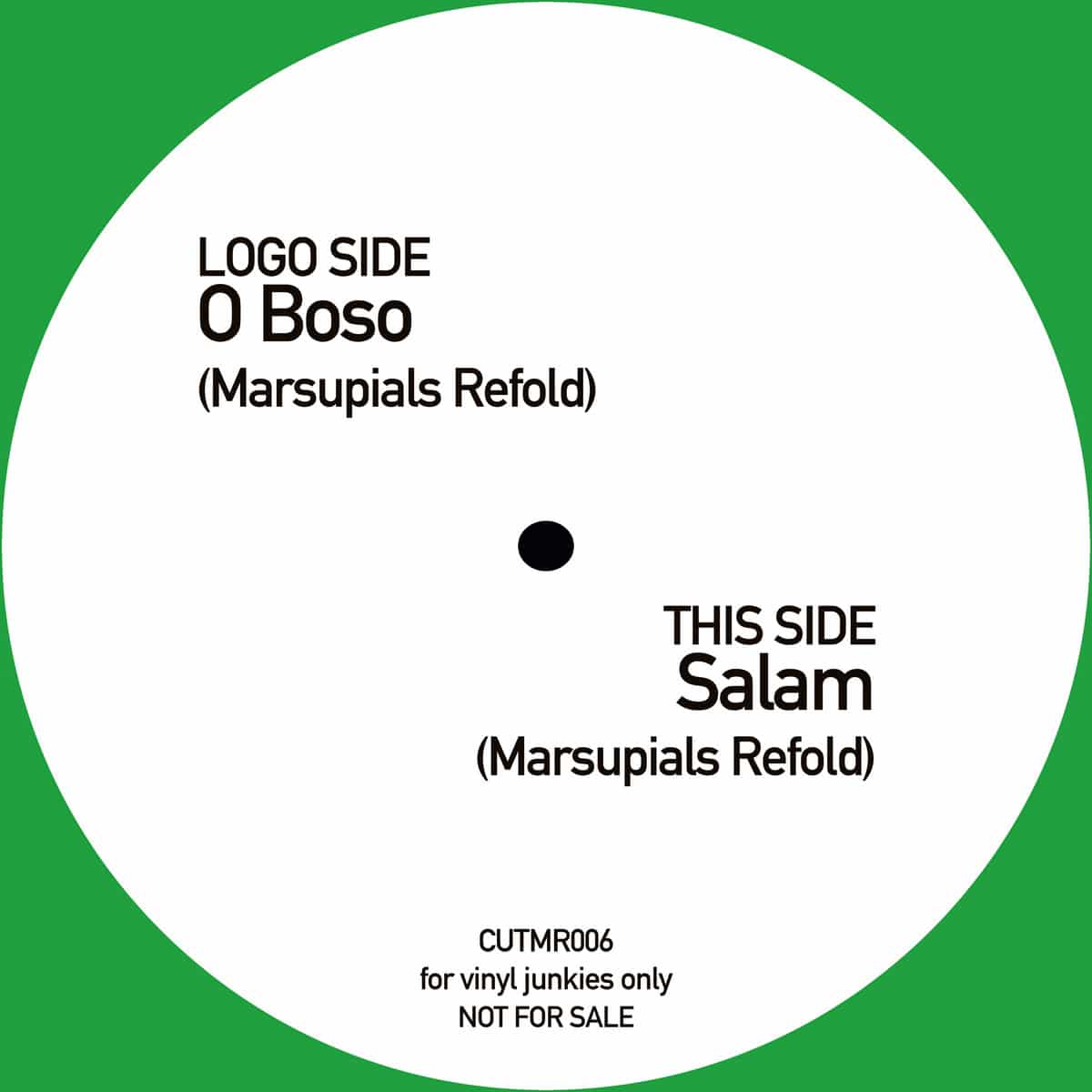 Marsupials - Salam/ O Boso - CUTMR006 - CUT MY RECORDS