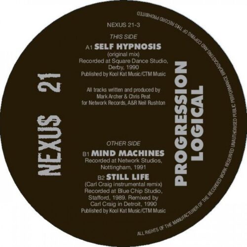 Nexus 21 - Progression Logical (Carl Craig remix) - NEXUS21-3 - NETWORK RECORDS